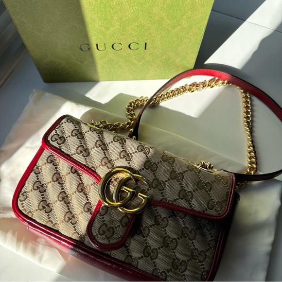 Gucci Bag Beige/Red - Picture 7 of 9